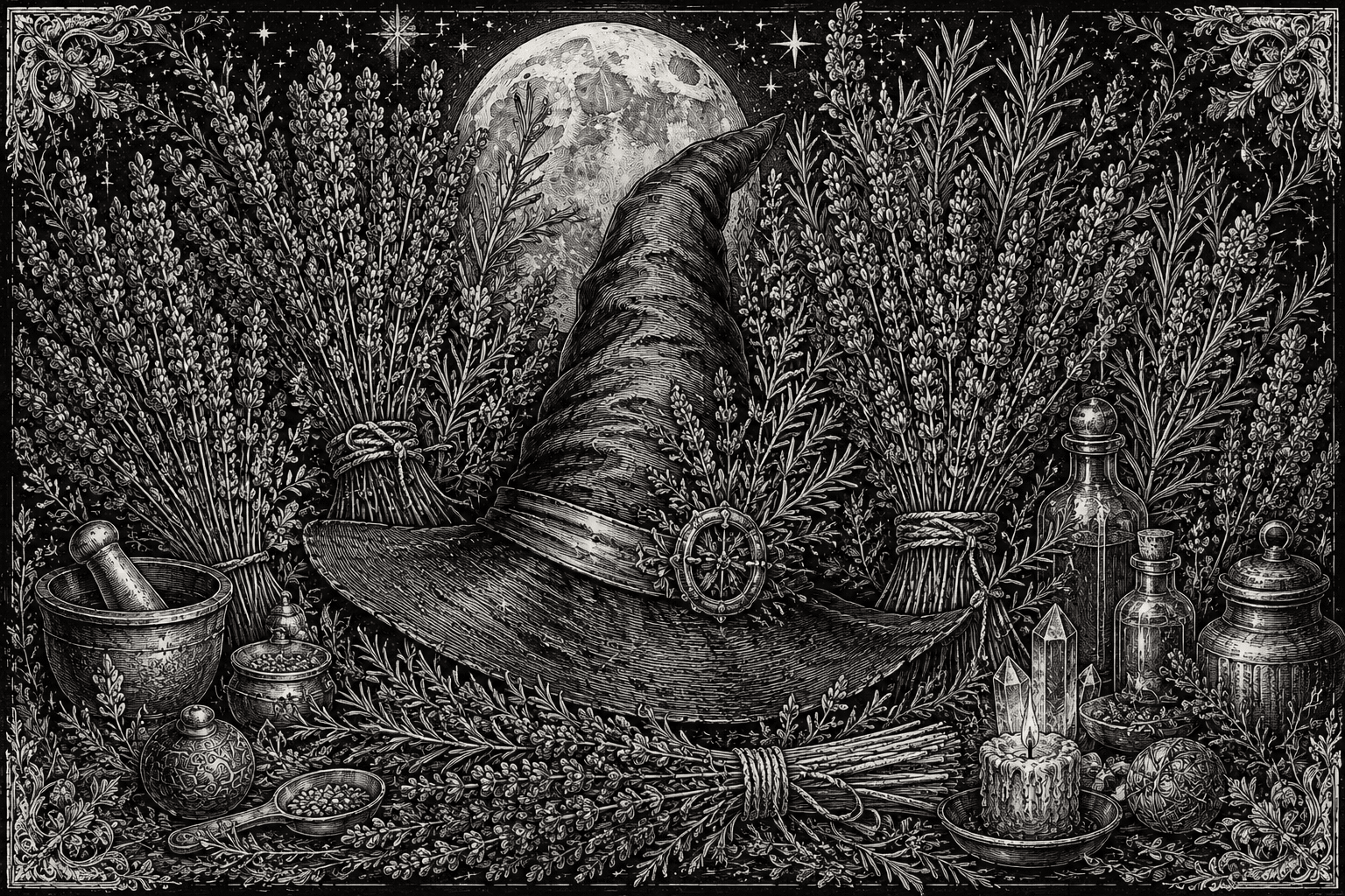 bagliori nel buio - magia verde