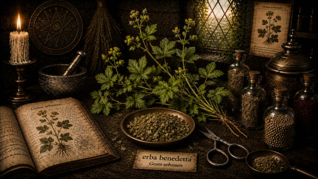 erba benedetta significato e proprietà magiche ed esoteriche