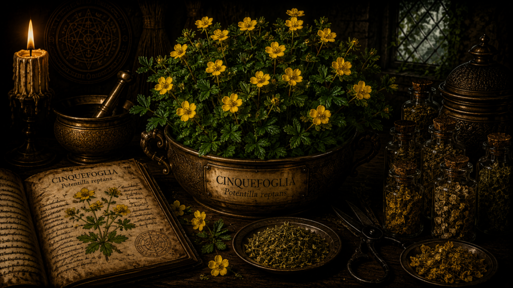 Cinquefoglia, potentilla — Proprietà e Significato Magico ed Esoterico