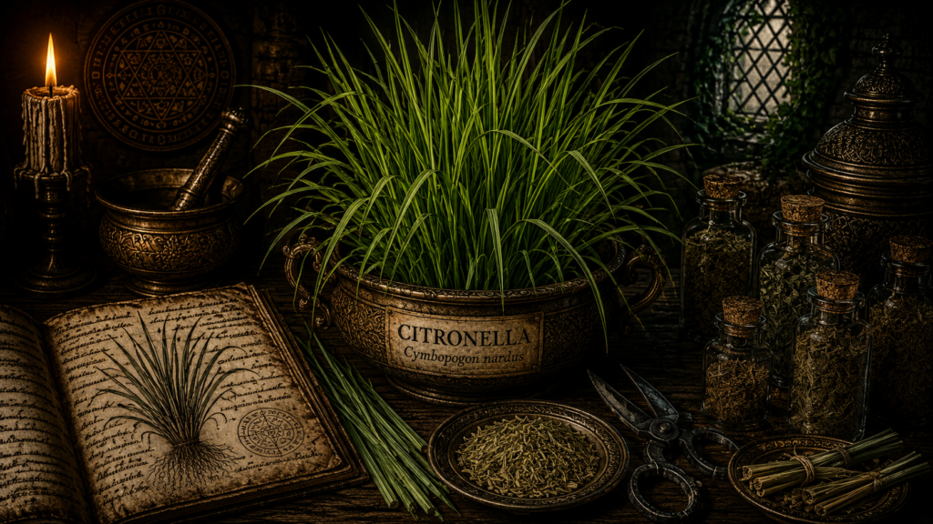 Citronella — Proprietà e Significato Magico ed Esoterico