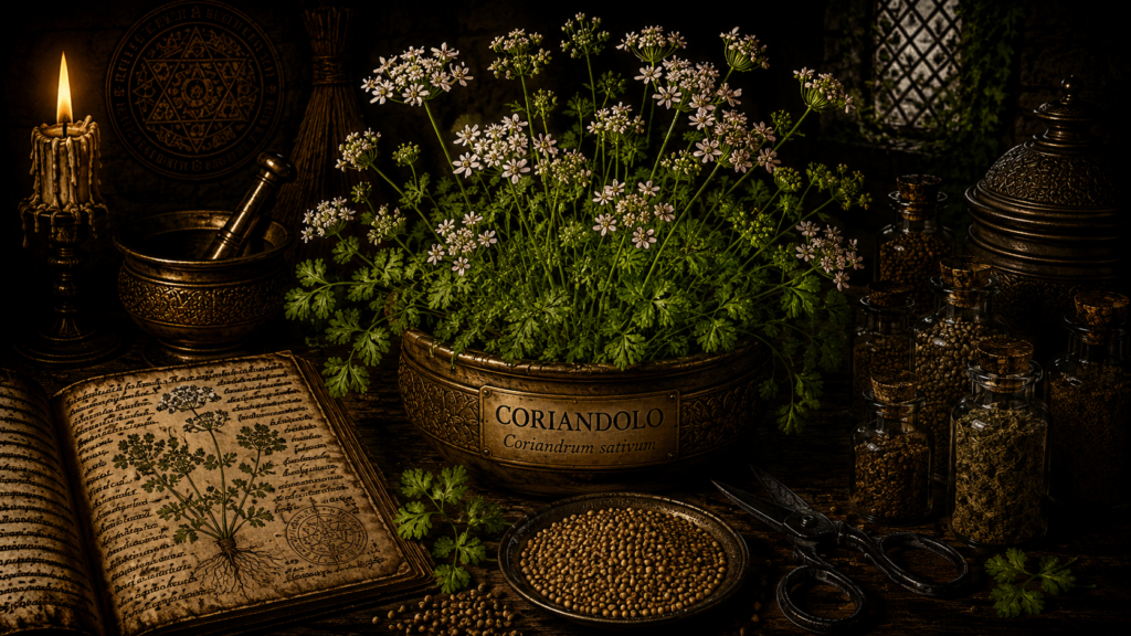 Coriandolo — Proprietà e Significato Magico ed Esoterico