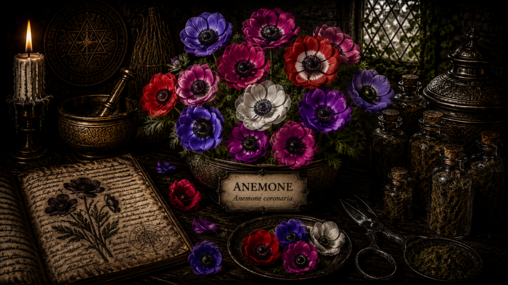 anemone significato e proprietà magiche e esoteriche